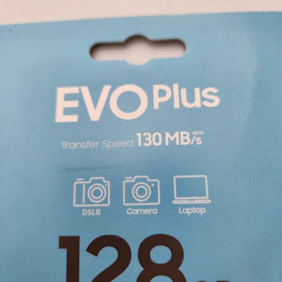 NEW Samsung Evo Plus 128 GM SD Card SDXC for DSLR Camera Laptop Accessories 130 - Picture 8 of 12